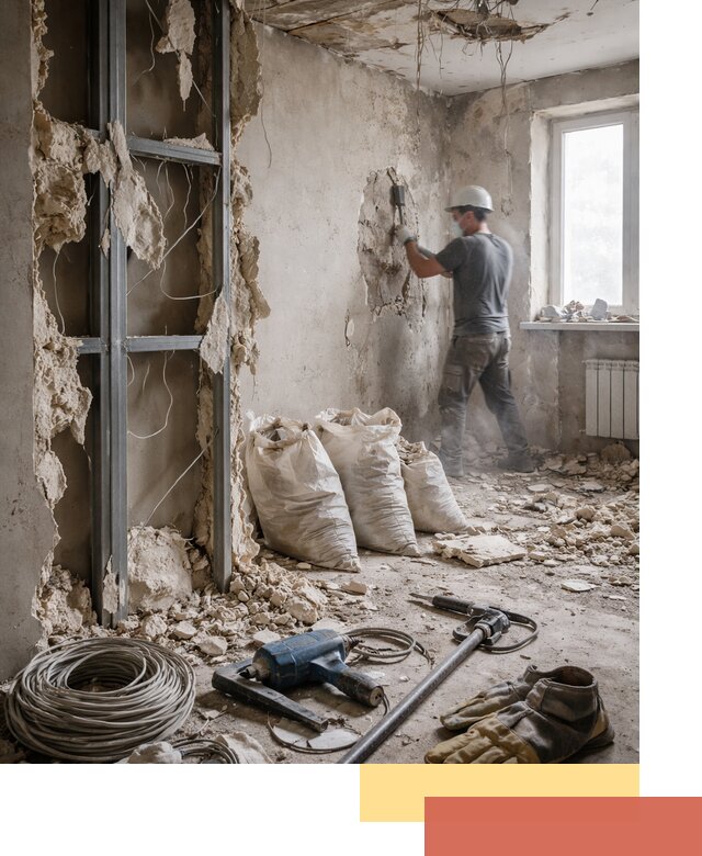 Профессиональный демонтаж зданий и конструкций в Гатчине