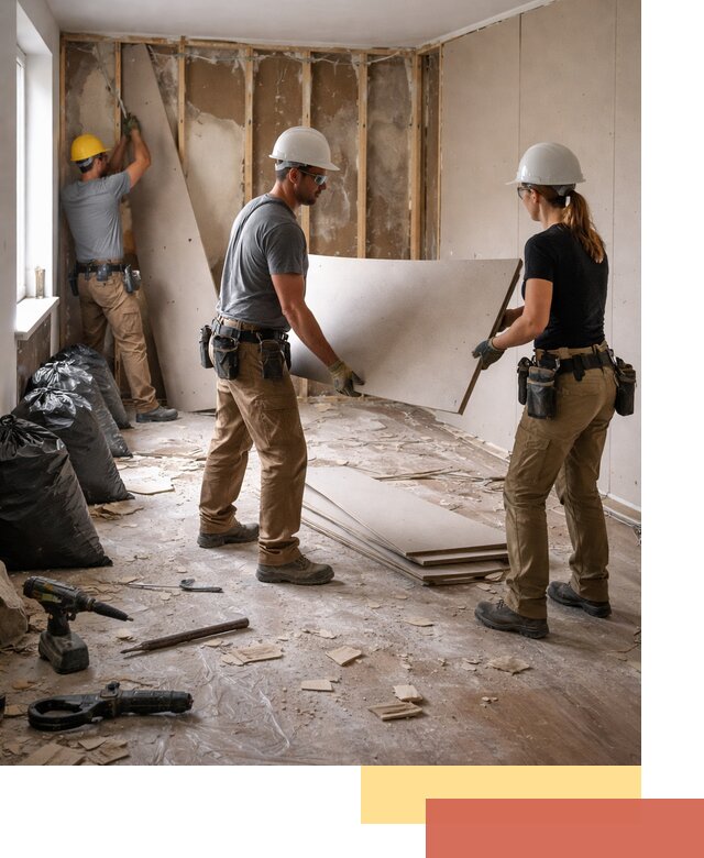 Демонтаж стеновых панелей в Гатчине быстро и аккуратно