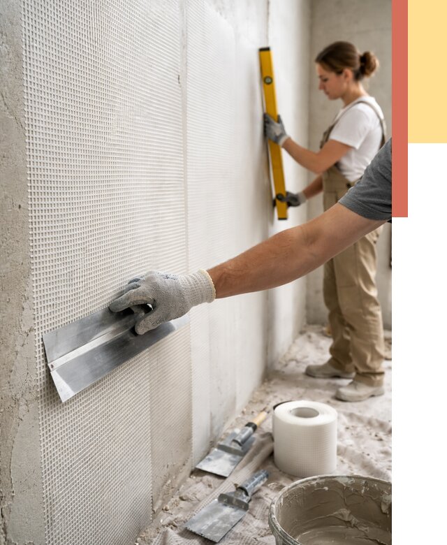 Армирование стен стеклосеткой в Гатчине от 3288 руб. под ключ | ОТДЕЛОЧНИК-Гтч