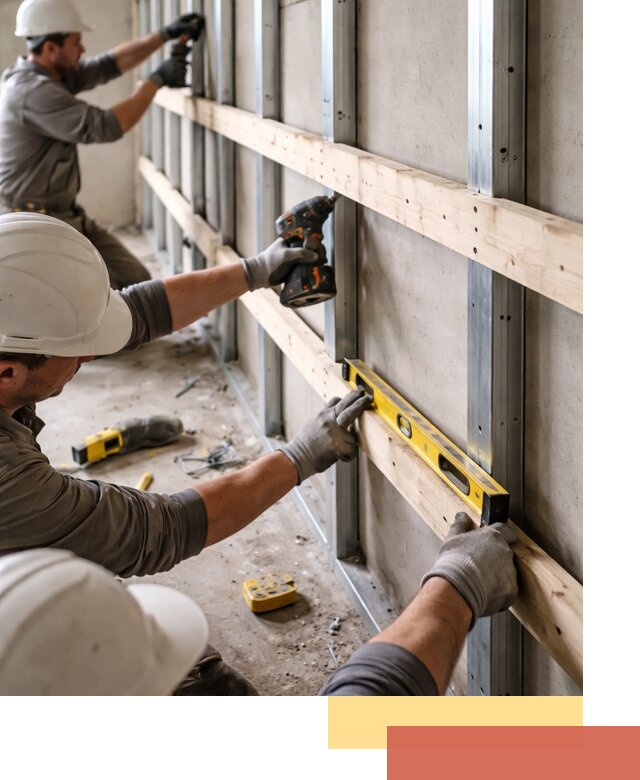 Устройство обрешетки под панели в Гатчине