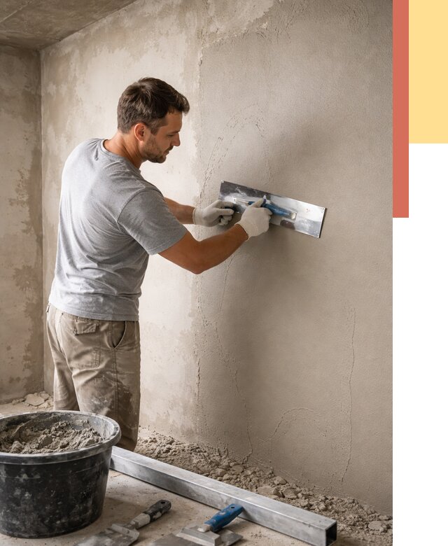 Штукатурка стен без маяков в Гатчине от 7399 руб/м2 — услуги и цена | ОТДЕЛОЧНИК-Гтч