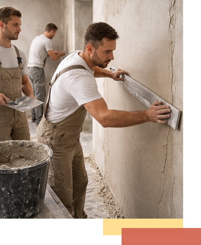 Штукатурка стен без маяков в Гатчине быстро и качественно