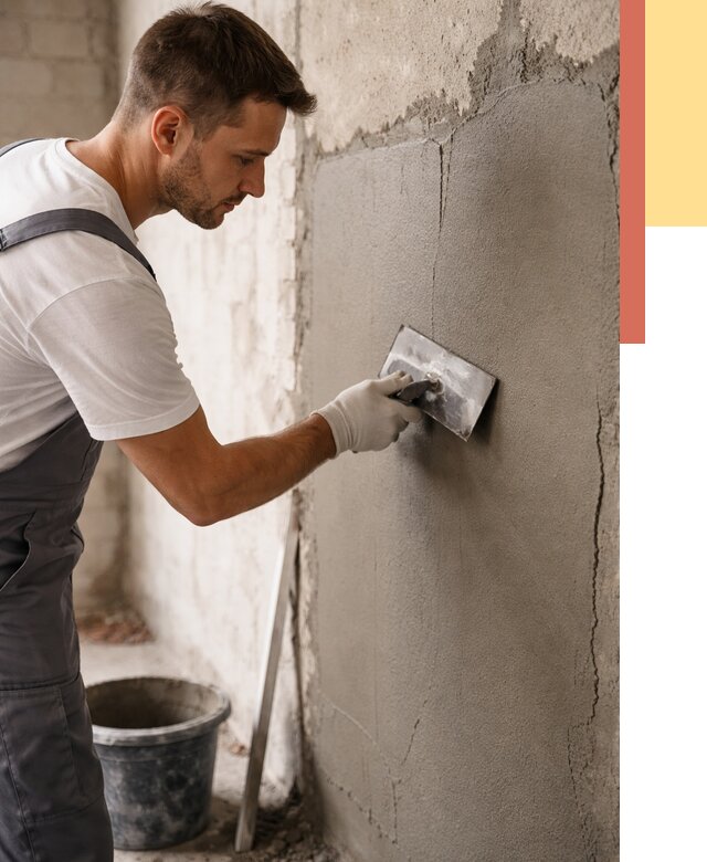 Штукатурка стен под плитку в Гатчине от 4316 руб./м2 — выравнивание под плитку | ОТДЕЛОЧНИК-Гтч