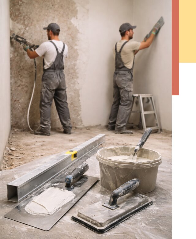 Штукатурка стен под обои в Гатчине от 4624 руб./м2 — выравнивание под обои | ОТДЕЛОЧНИК-Гтч