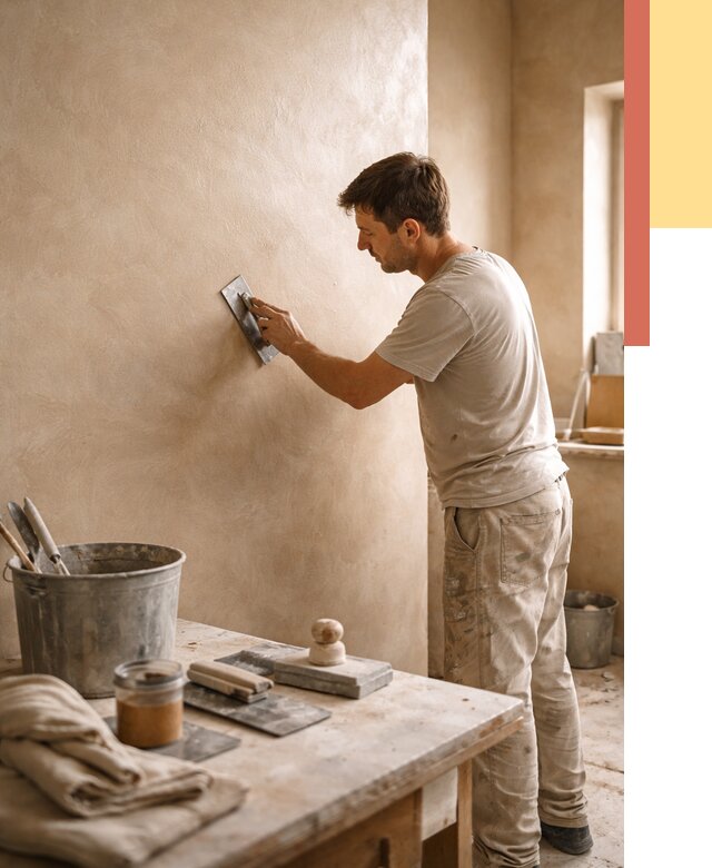 Марокканская штукатурка таделакт в Гатчине под ключ от 4316 руб. | ОТДЕЛОЧНИК-Гтч