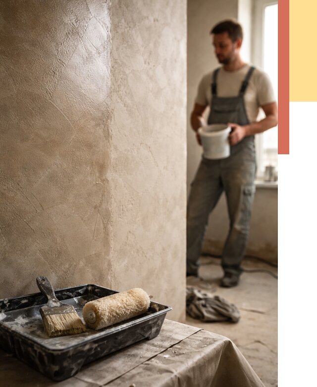 Нанесение воска на штукатурку в Гатчине от 3597 руб. | Услуги ОТДЕЛОЧНИК-Гтч