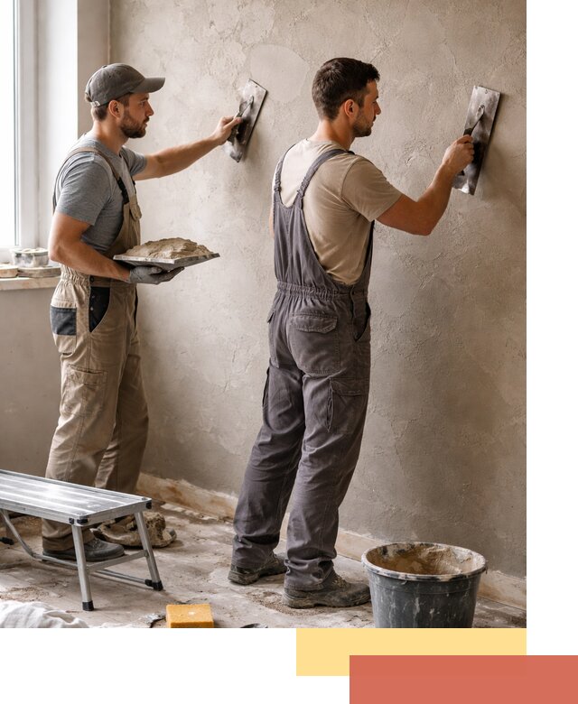 Ремонт декоративной штукатурки и восстановление фактуры в Гатчине