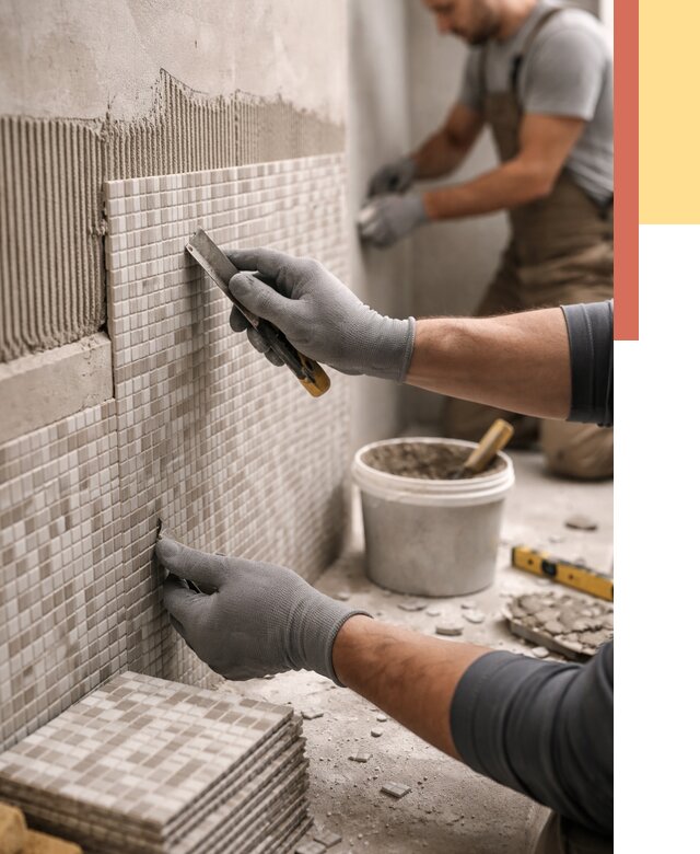 Облицовка стен мозаикой в Гатчине от 3288 руб/м2 — укладка мозаики на стены | ОТДЕЛОЧНИК-Гтч