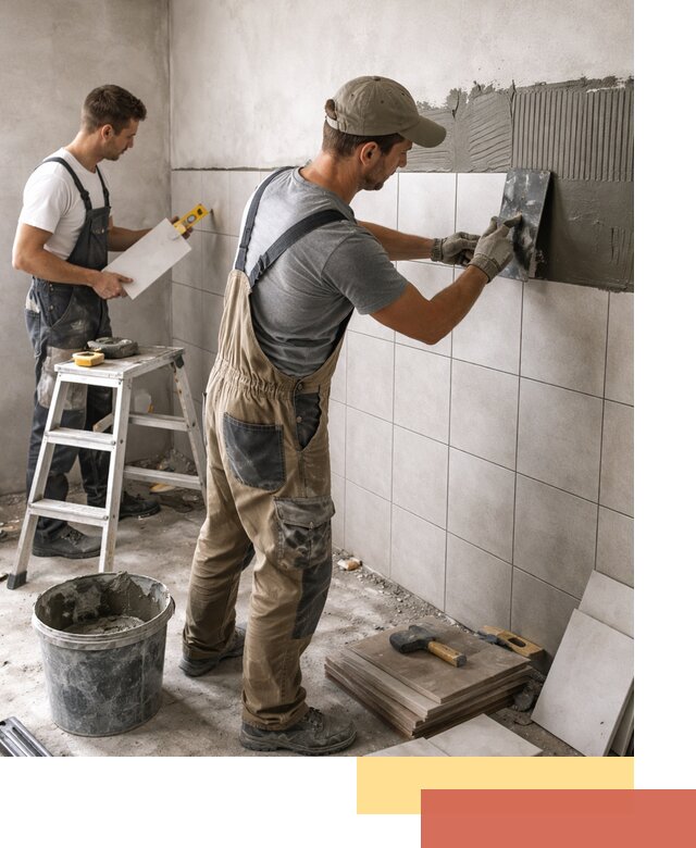 Укладка плитки на стены в Гатчине профессионально и надежно