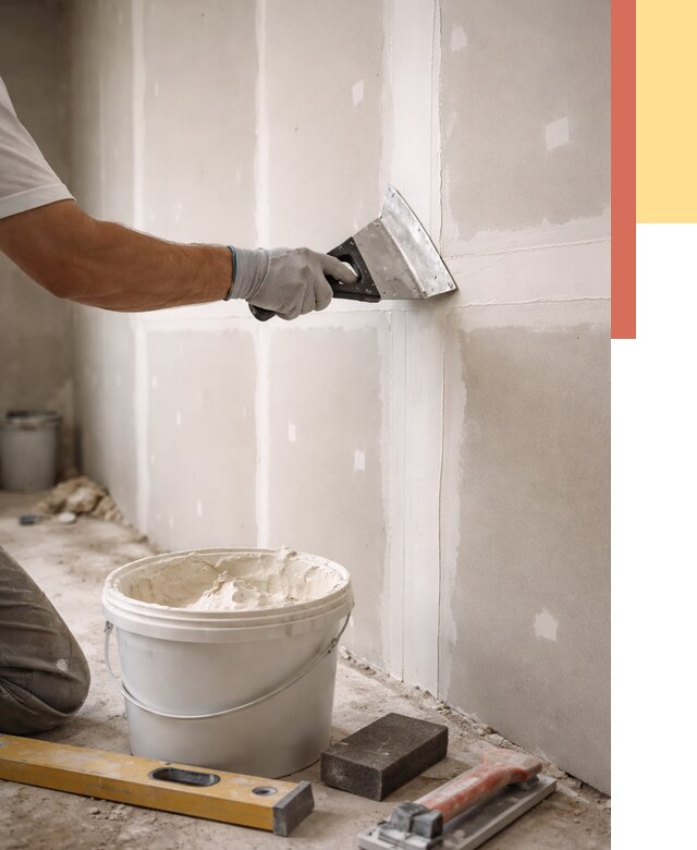 Шпаклевка перегородок из гипсокартона в Гатчине от 2569 руб. — услуги ОТДЕЛОЧНИК-Гтч