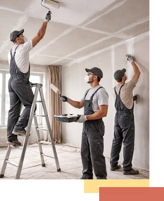 Покраска потолка из гипсокартона в Гатчине качественно и недорого